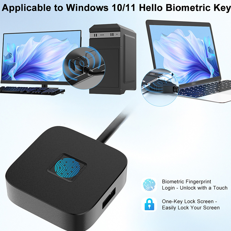 Fingerprint Reader Usb - Windows 10 11 PC 동글용 USB