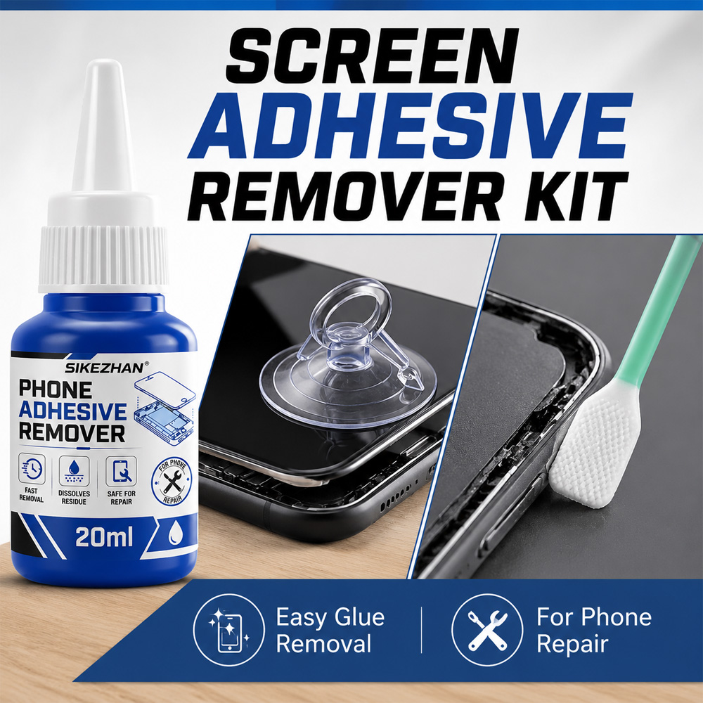 Screen Cleaning Kit - 전문 휴대폰 화면 접착제 제거 키트,