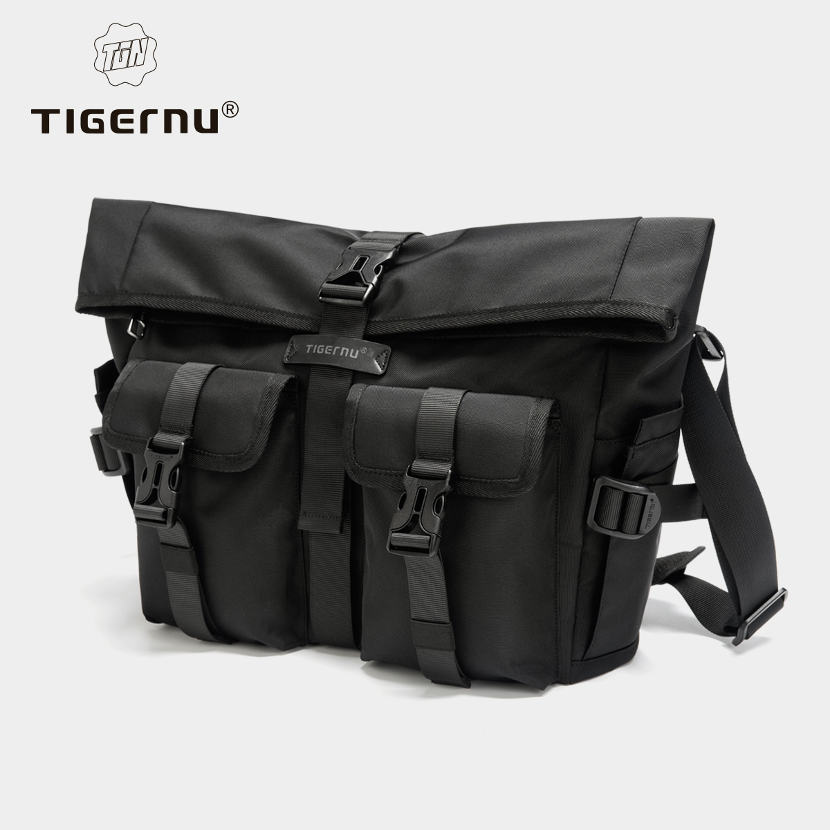 Laptop Accessories Box - Tigernu 패션 메신저 가방 남성 어깨