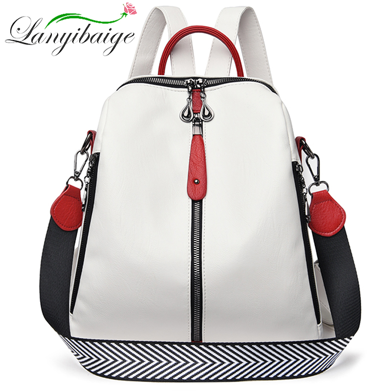 Laptop Accessories Girly - 여성용 부드러운 가죽 백팩, 여성용 패션