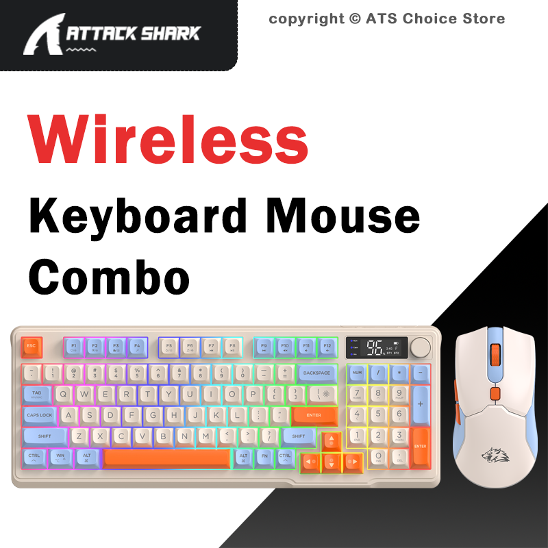 Laptop Accessories Combo - 프리울프 T96 무선 키보드 마우스 콤보,