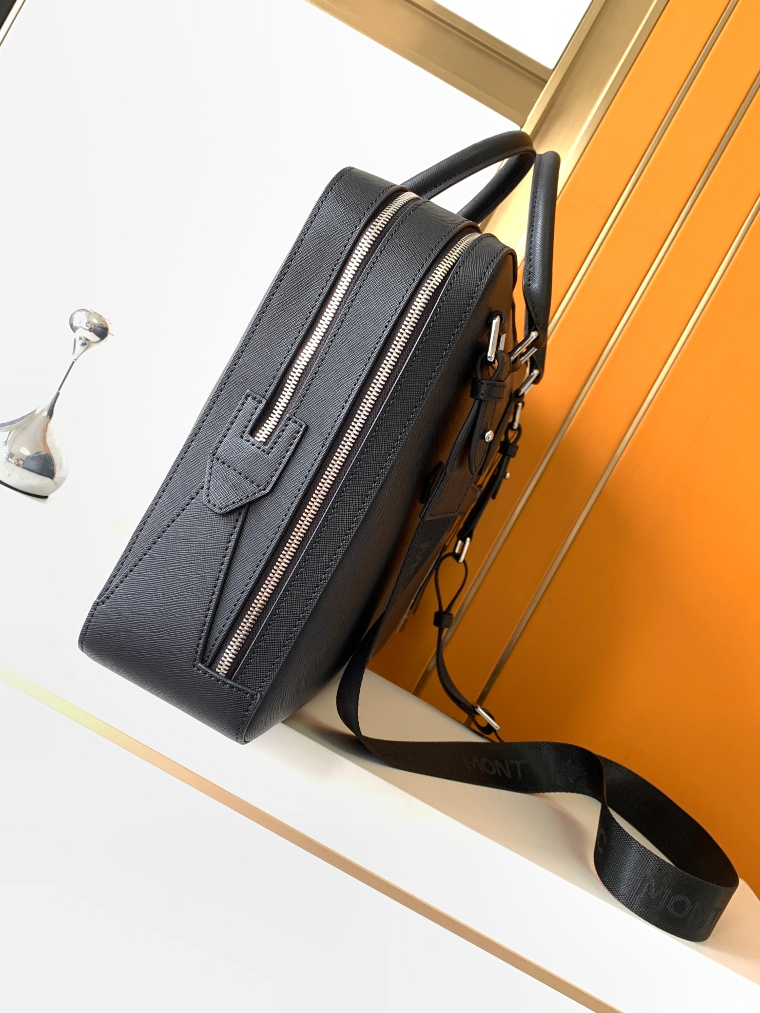럭셔리 남성용 탑핸들 가방, 프리미엄 천연 가죽 서류  - Laptop Accessories Box 리뷰 및 가격