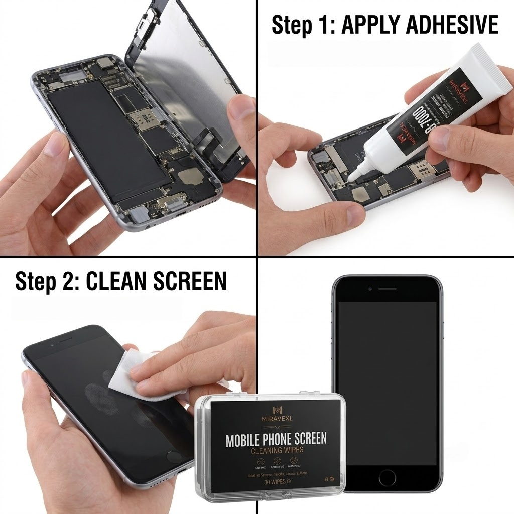 휴대폰 화면 분해 수리 키트 15ml 25ml B-70 - Screen Cleaning Kit 리뷰 및 가격
