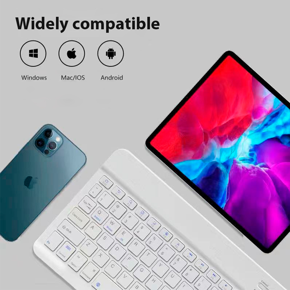 블루투스 무선 키보드 범용 휴대 전화 태블릿 키보드 및 - Laptop Accessories Combo 리뷰 및 가격