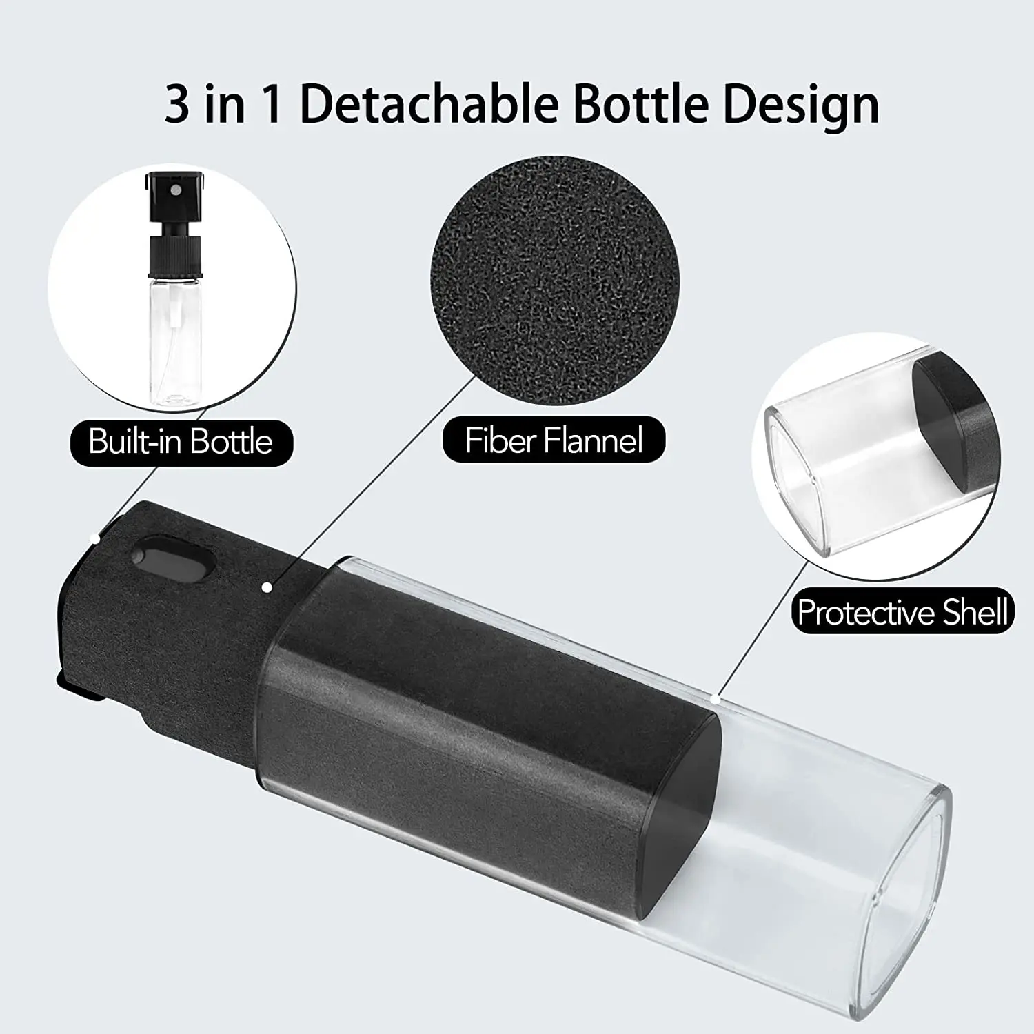 2 in 1 스크린 클리너 스프레이 병, 컴퓨터/휴대폰 - Screen Cleaning Kit 리뷰 및 가격