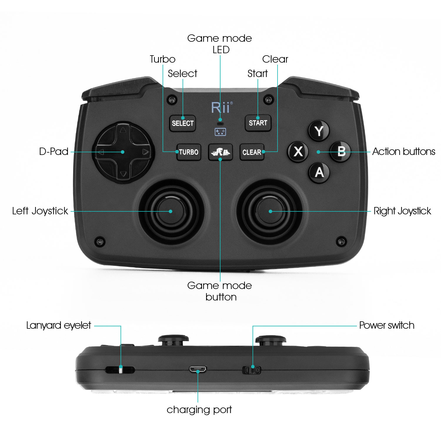 Rii RK707 2.4GHz 무선 휴대용 게임 컨트롤 - Laptop Accessories Combo 리뷰 및 가격