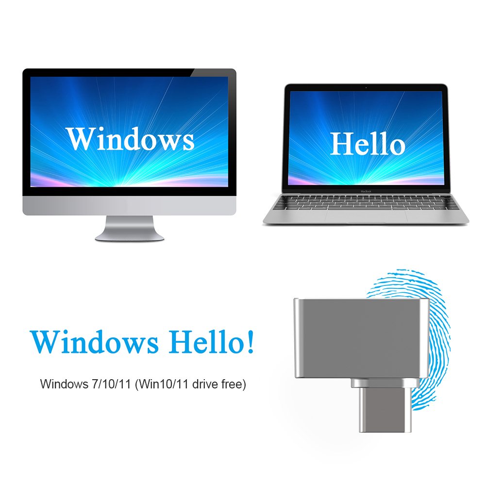Type-C 생체 인식 스캐너 비밀번호 없는 생체 인식 - Fingerprint Reader Usb 리뷰 및 가격
