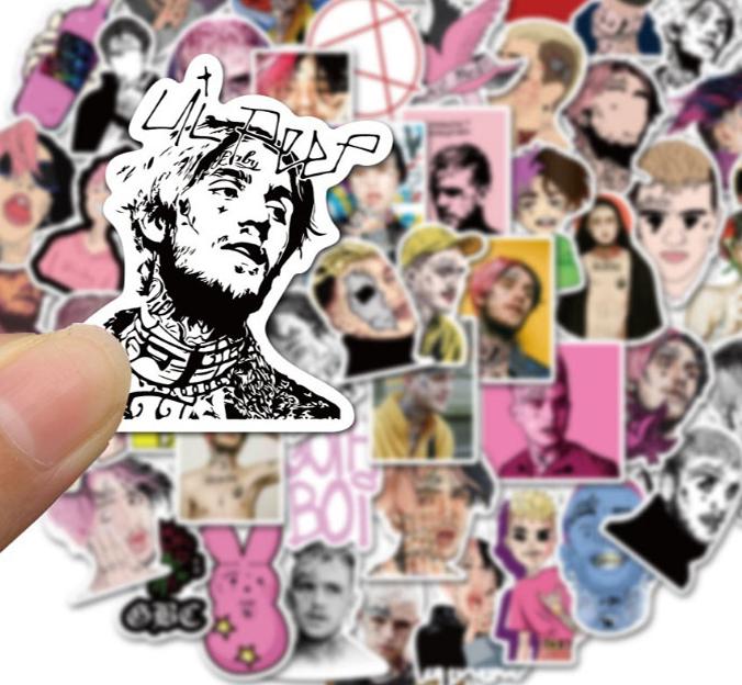 10/30/50pcs 미국 랩퍼 Lil Peep 낙서  - Laptop Accessories Girly 리뷰 및 가격