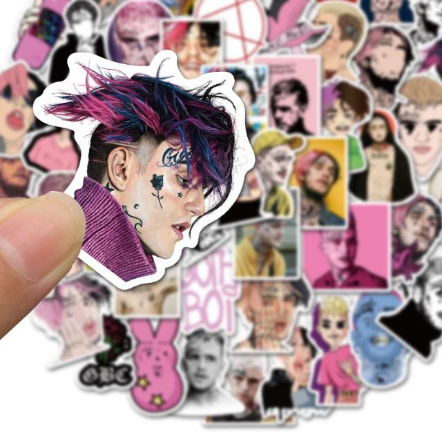 10/30/50pcs 미국 랩퍼 Lil Peep 낙서  - Laptop Accessories Girly 리뷰 및 가격